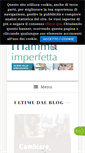 Mobile Screenshot of mammaimperfetta.it